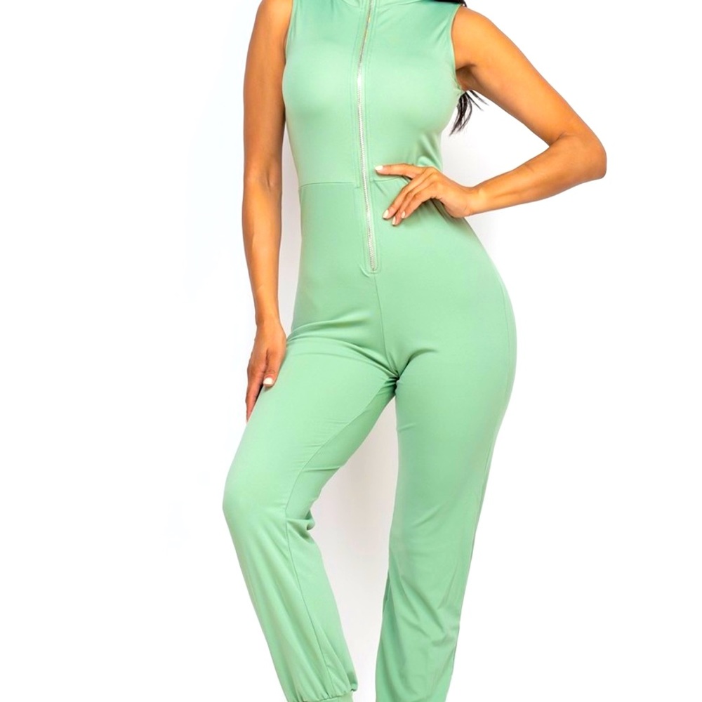 Zip Front Jumpsuit